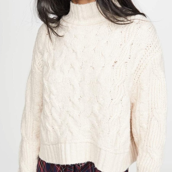 NWT Free People Cable Knit Sweater - Picture 9 of 9